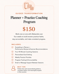 Planner + Assessment + 4 Weeks of Coaching