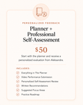 Planner + Professional Self-Assessment